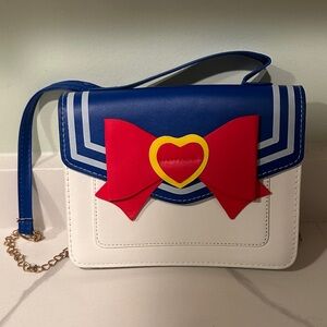 Sailor Moon-inspired anime cosplay crossbody bag